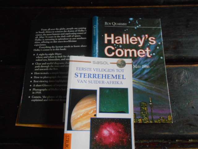 Halley's Comet South Africa, Oct 1985-May 1986 & Sasol 1ste veldgids STERREHEMEL