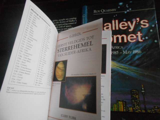 Halley's Comet South Africa, Oct 1985-May 1986 & Sasol 1ste veldgids STERREHEMEL