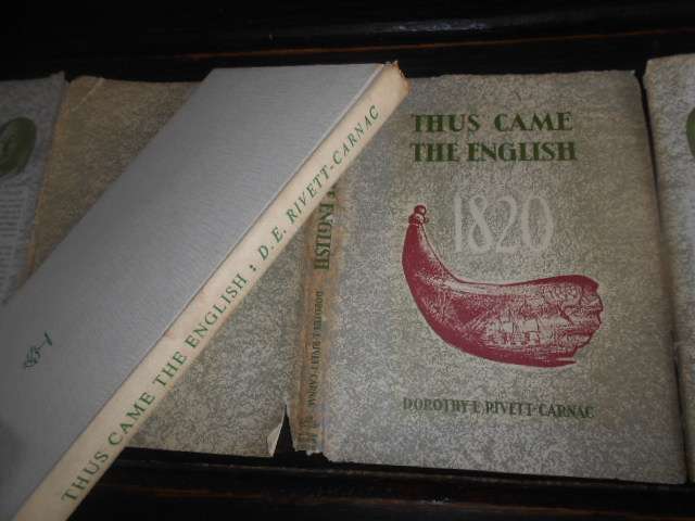 Thus came the English in 1820 - Dorothy E Rivett-Carnac - Hardcover 1961 Howard Timmins