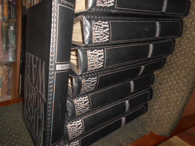 Purnell's History of the First World War magazines in binders - Barrie Pitt. C - full set  8 volumes