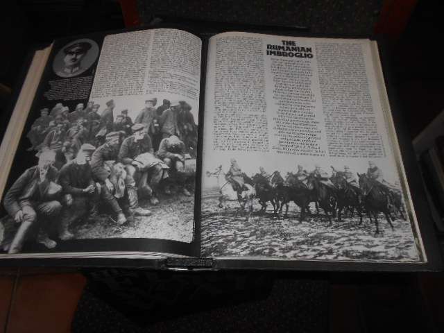 Purnell's History of the First World War magazines in binders - Barrie Pitt. C - full set  8 volumes