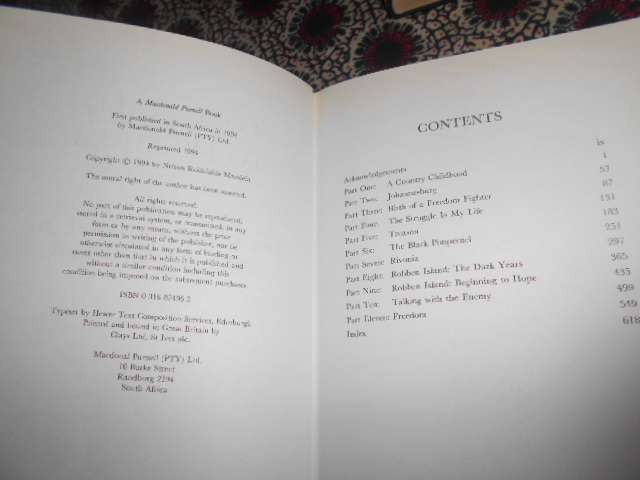 Long walk to freedom - autobiography of NELSON MANDELA 1994 Purnell