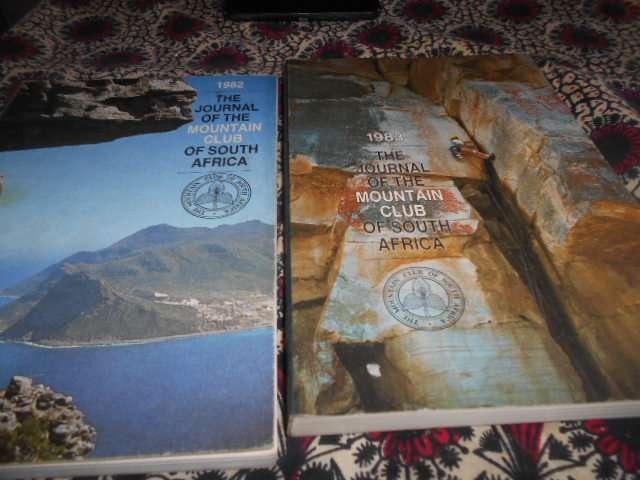 Three illustrated Mountain Club Journals of SA 1982 & 1983, 1984 - Kaapse Afdeling