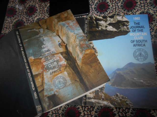 Three illustrated Mountain Club Journals of SA 1982 & 1983, 1984 - Kaapse Afdeling