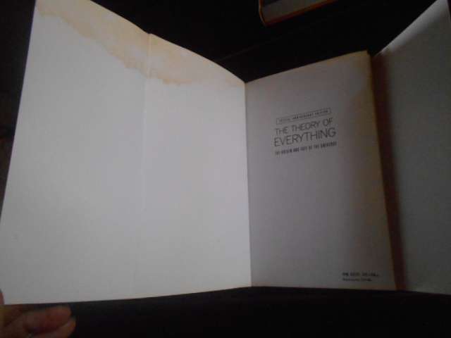 STEPHEN HAWKING - THE THEORY OF EVERYTHING - Jaiko pub softback 2007