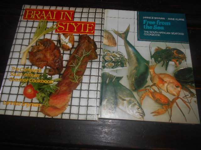 2 Lannice Snyman sa cook BOOKS - FREE FROM THE SEA & BRAAI IN STYLE