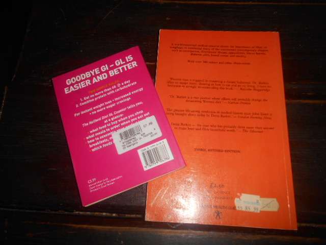 2 health books - The Holford DIET Gl Counter P Holford & Dont forget fibre in you diet.