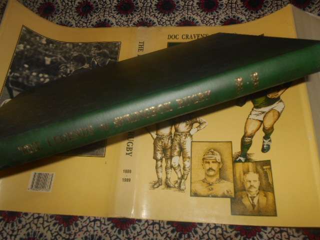 DOC CRAVEN'S TRIBUTE - THE LEGENDS OF SPRINGBOK RUGBY 1889-198 autographed 1st ed