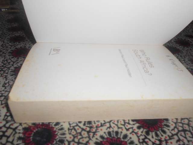Who Rules South Africa? - By Martin Plaut and Paul Holden 1st ed 2012