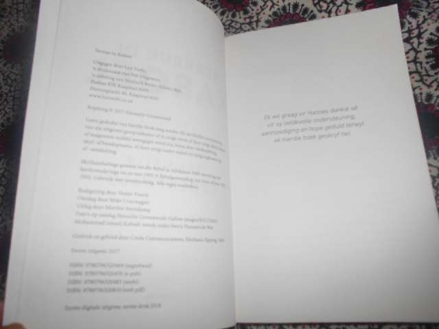 Terreur in KABOEL -  Hannelie Groenewald -  LUX VERBI sagteband 2017 1ste ed