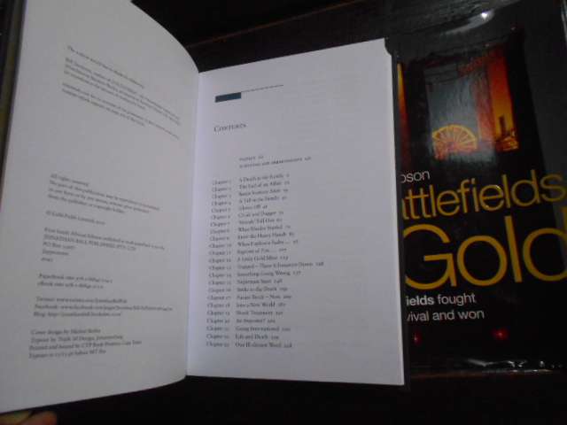 Rex Gibson (autographed) BATTLEFIELDS OF GOLD - 2012 Jonathan Ball Pub Cape Town