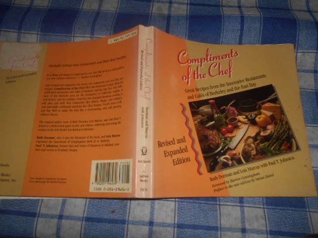 Compliments Of The Chef: Great Recipes Innovative Restaurants autographed R Dorman