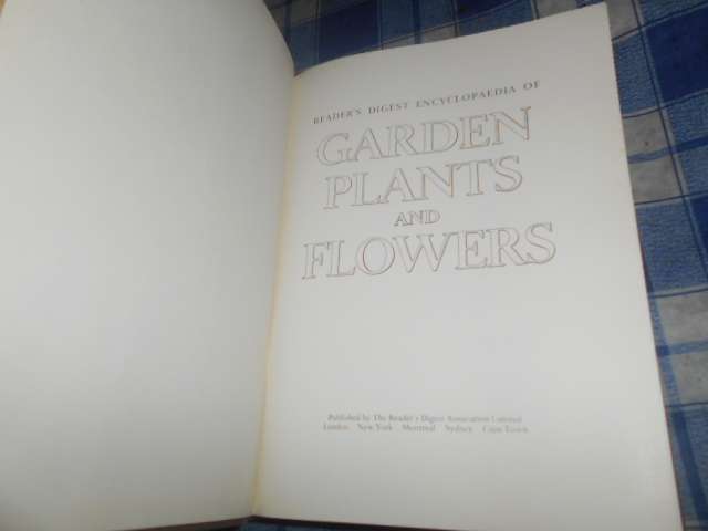 Readers Digest encyclopaedia of garden plants and flowers illus 1978