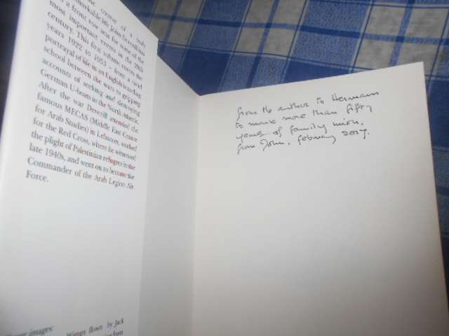 AB INITIO - MEMOIR- INTERNATIONAL RELATIONS - WAR & PEACE VOL 1. autographed