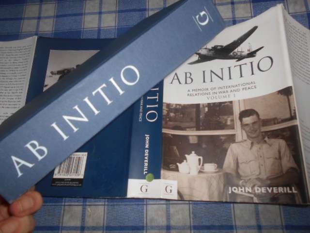 AB INITIO - MEMOIR- INTERNATIONAL RELATIONS - WAR & PEACE VOL 1. autographed