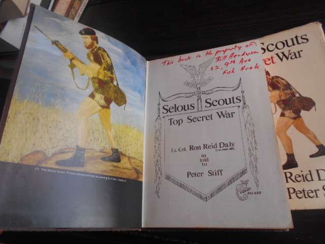 PETER STIFF - SELOUS SCOUTS TOP SECRET WAR  Lt Co Ron Reid Daly Galago 1982 ed.