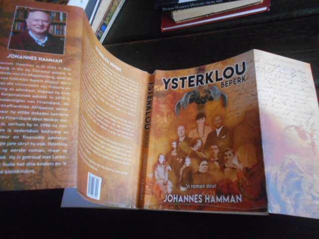 YSTERKLOU Beperk (roman) Johannes Hamman (autographed)