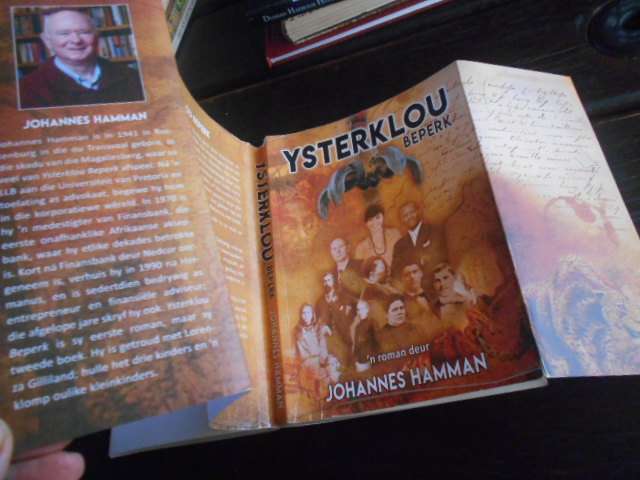 YSTERKLOU Beperk (roman) Johannes Hamman (autographed)