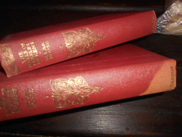 2Charles Dickens  books  -  Bleak House  volume 1 & d 2 -  Caxton Pub books with plates