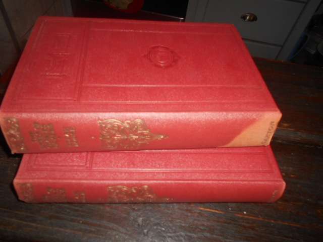 2Charles Dickens  books  -  Bleak House  volume 1 & d 2 -  Caxton Pub books with plates