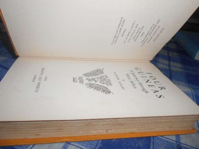 FOUR GUINEAS -  Journey through West Africa - 1954 Chatto & Windus hardback