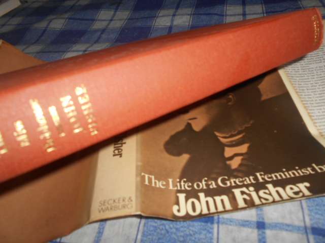THAT MISS HOBHOUSE - LIFE OF GREAT FEMINIST 1971  BY JOHN FISHER with postal stamp