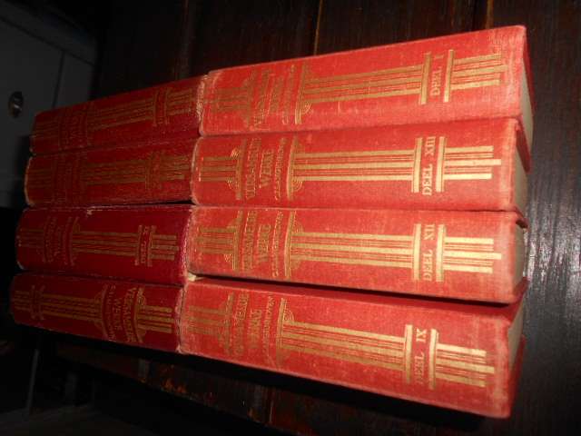 Agt Versamelde Werke boeke van Langenhoven Nasionale Boekhandel 1950 - 1956