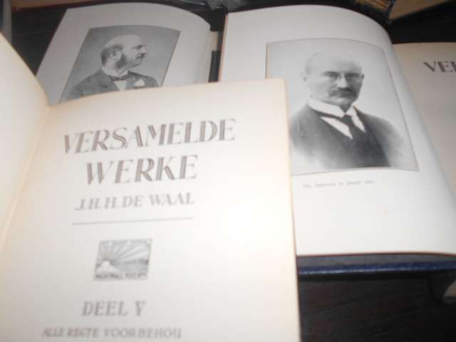 Versamelde Werke 3 van 8 boeke  JHH De Waal - Taalstryd, Eksentrieke Essie,  DC de Waal