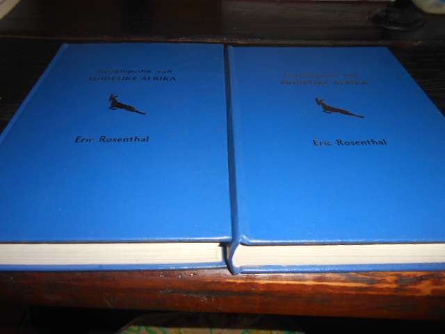 stel van twee ERIC ROSENTHAL: Ensiklopedie van SUIDELIKE AFRIKA Volume 1 (A-L) en 2 (M-Z)