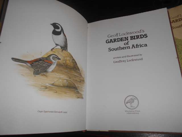 Geoff Lockwood's GARDEN BIRDS OF SOUTHERN AFRICA 104 Birds  illus in colour