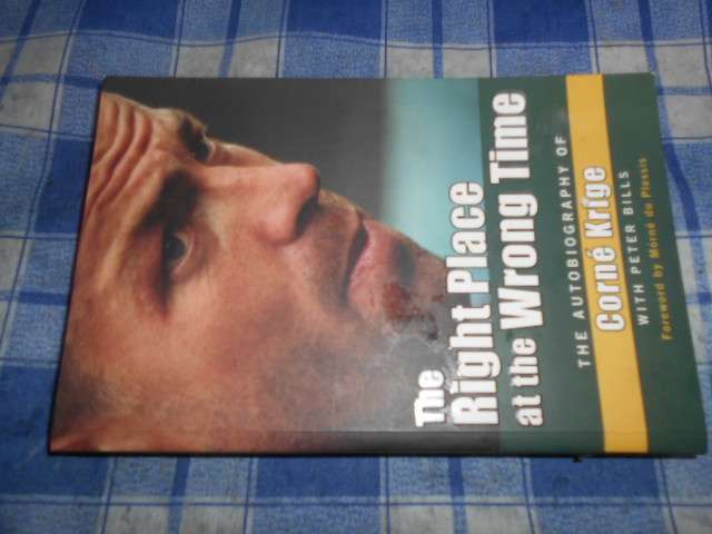 Corne Krige autobiography illustrated softback with Peter Bills