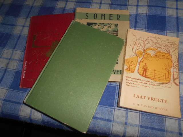 4 CM van den Heever boeke - KROMBURG,  LAAT VRUGTE,  SOMER