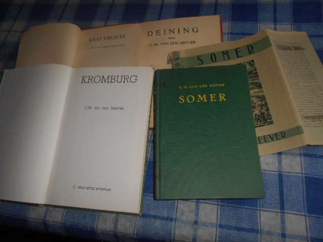 4 CM van den Heever boeke - KROMBURG,  LAAT VRUGTE,  SOMER