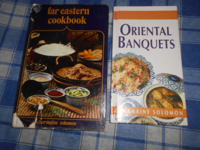 2 Charmaine Solomon  illus. cooking books - Oriental Banquets & Far Eastern Cookbook