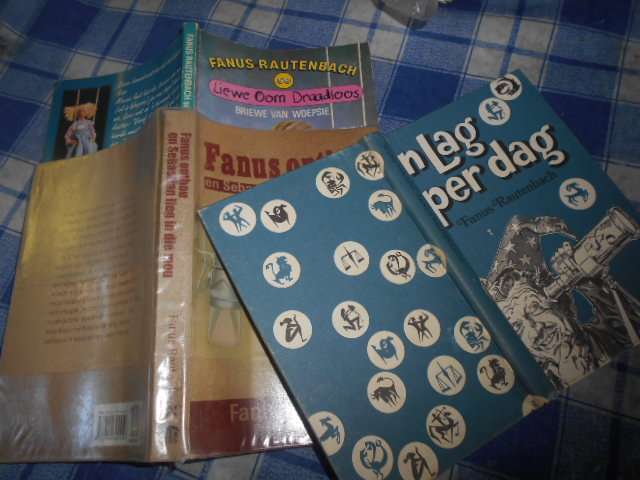 3 FANUS RAUTENBACH BOEKE -  FANUS ONTHOU, LIEWE OOM DRAADLOOS EN 'N LAG PER DAG