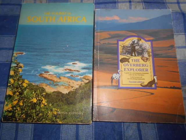Two tourist softback illus guides -  1.  Tourist in SA  D Conolly & 2. Overberg Explorer