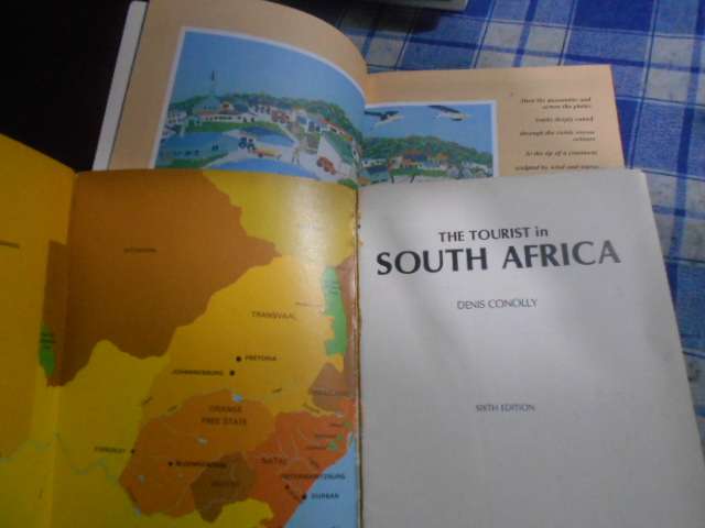 Two tourist softback illus guides -  1.  Tourist in SA  D Conolly & 2. Overberg Explorer