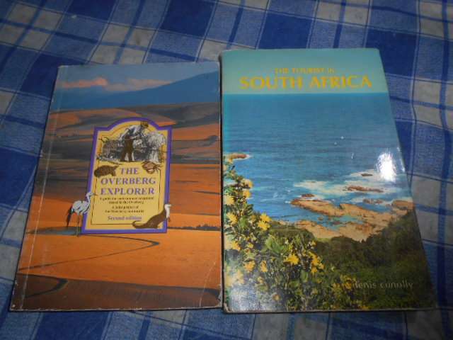 Two tourist softback illus guides -  1.  Tourist in SA  D Conolly & 2. Overberg Explorer