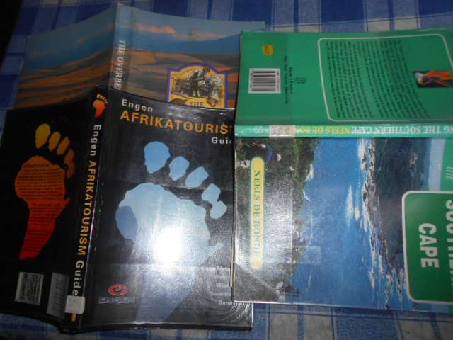 3 touist guides - 1.  Overberg Explorer  2. Engin Afrikatourism Guide 3. Southern Cape N. de Ronde