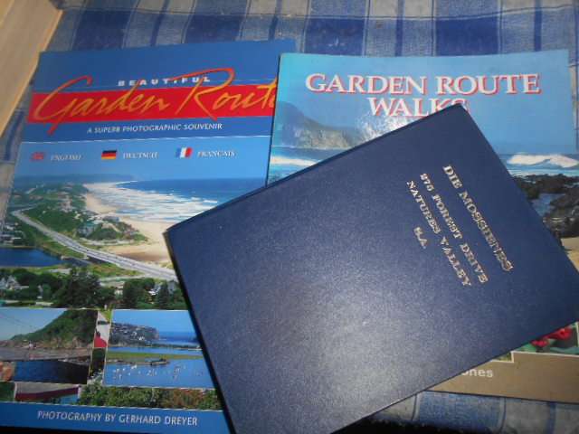 3  GARDEN ROUTE BOOKS:  1. GARDEN ROUTE WALKS, &  2.  ILLUS SOUVENIR  3.  ON FOOT GARDEN ROUTE