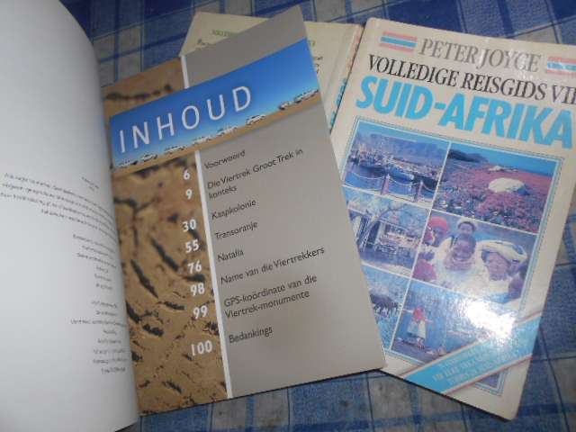 2 REISBOEKE -  1. P Joyce - SA REISGIDS EN OP SPORE VAN RETIEF  Danie Langner