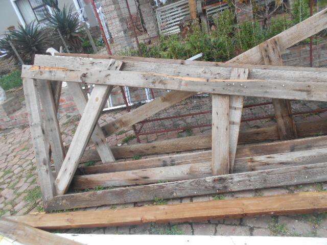 4 Oregon Pine wood Beams 4 meter by 11 centimetres wide and  3- 4 centimetres thick