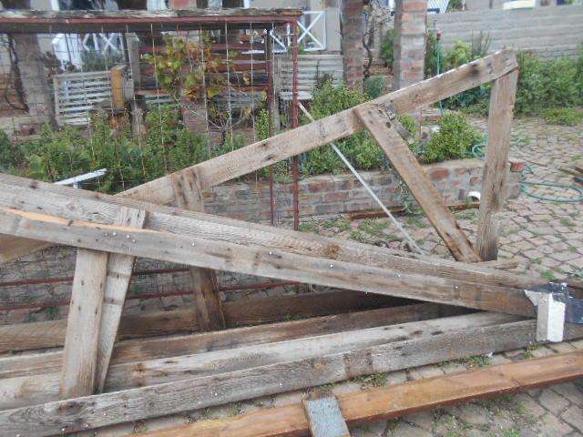 4 Oregon Pine wood Beams 4 meter by 11 centimetres wide and  3- 4 centimetres thick
