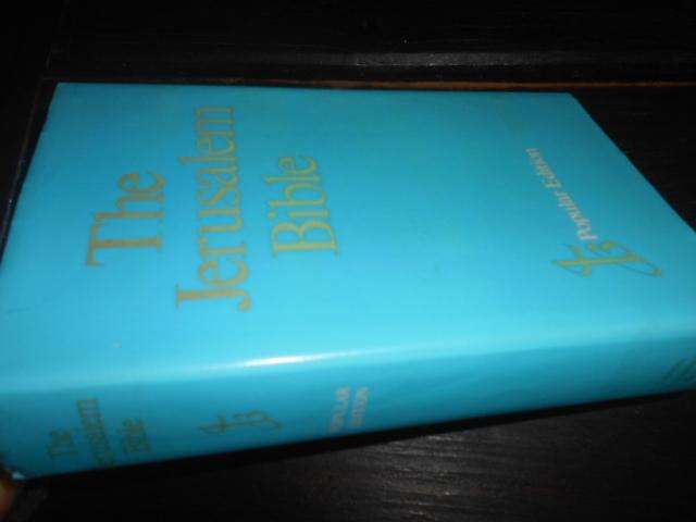 THE JERUSALEM BIBLE - POPULAR ED.  1974 DARTON lONGMAN & TODD hardback
