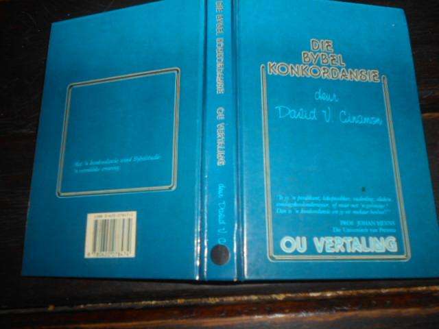 DIE BYBEL KONKORDANSIE (ou vertaling)  DEUR DAVID CINAMON hardeband