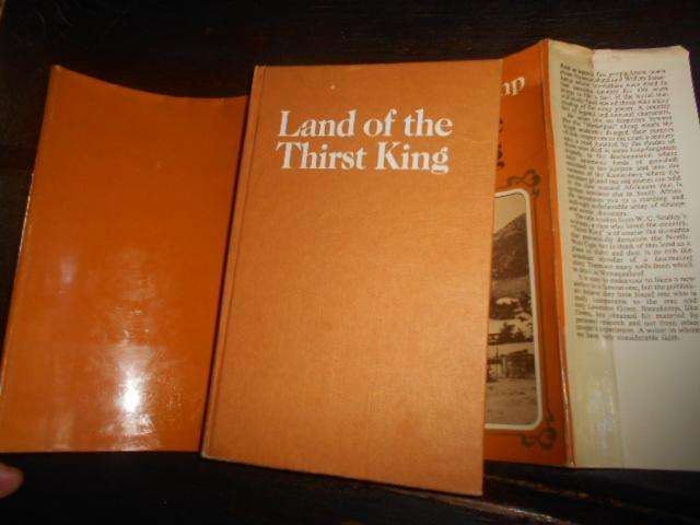 Willem Steenkamp - Land of the Thirst King (photo Messelpad) & photocopies of prison, mineshaft etc.