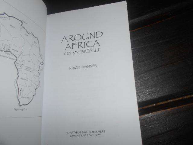 Around Africa on My Bicycle - Riaan Manser -  Jonathan Ball  illus softback 2007