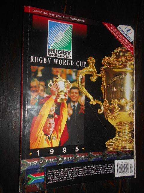 Rugby World Cup 1995 Official Souvenir programme softback