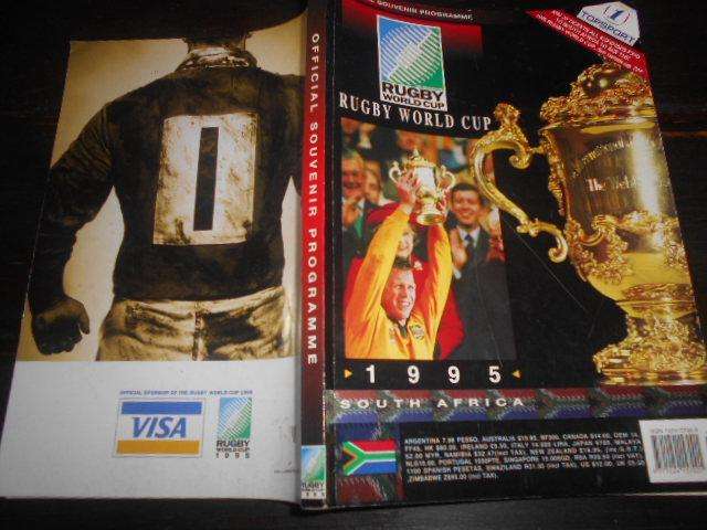 Rugby World Cup 1995 Official Souvenir programme softback