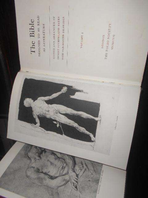 E Sutherland Bates - The Bible: Designed to be read as literature. 2 Vols Folio Soc MCMLVIII
